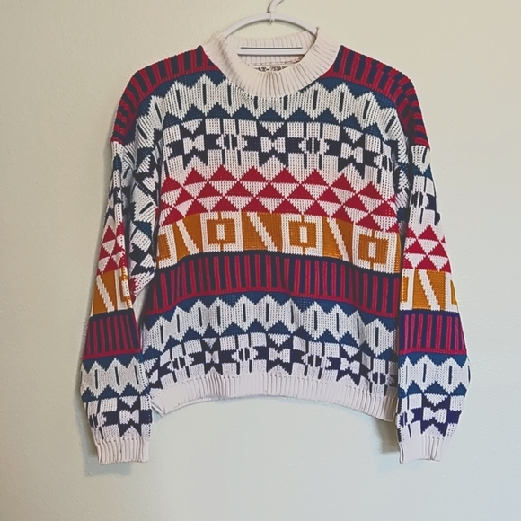 Max and Diane M 90s Vibrant Vintage Sweater - Picture 1 of 4